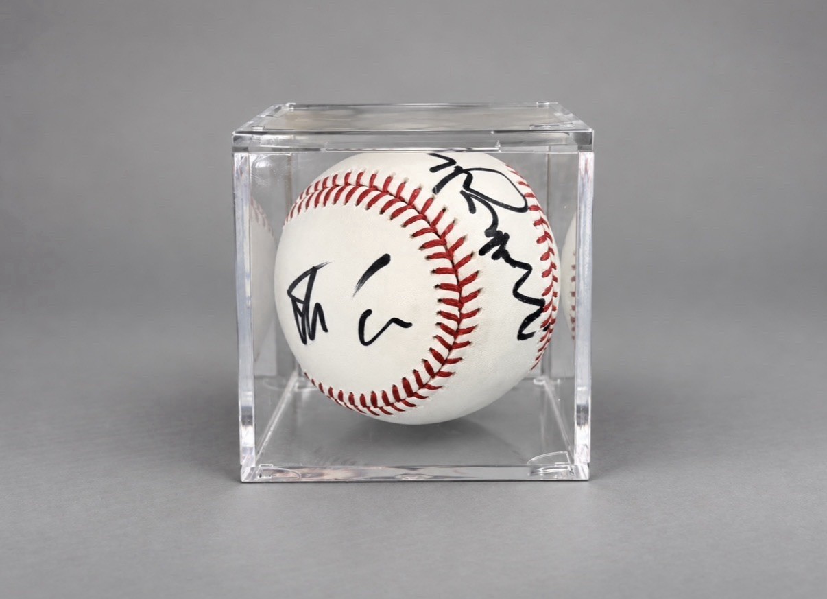 PHISH Autographed Trey & Mike official MLB Ball 2009 Fenway - PSA Certified COA