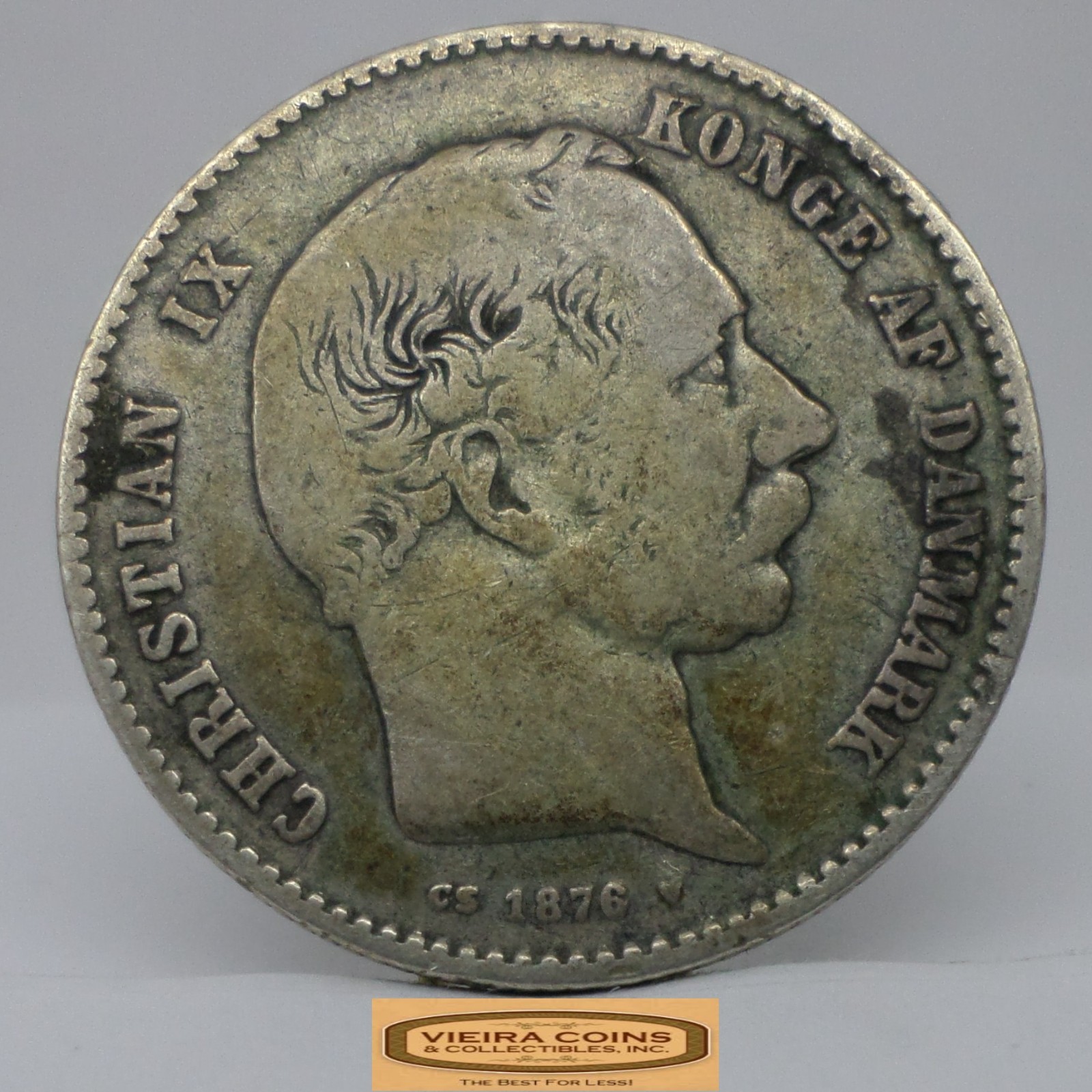 1876-CS Denmark Silver 1 Krone - #C51313NQ