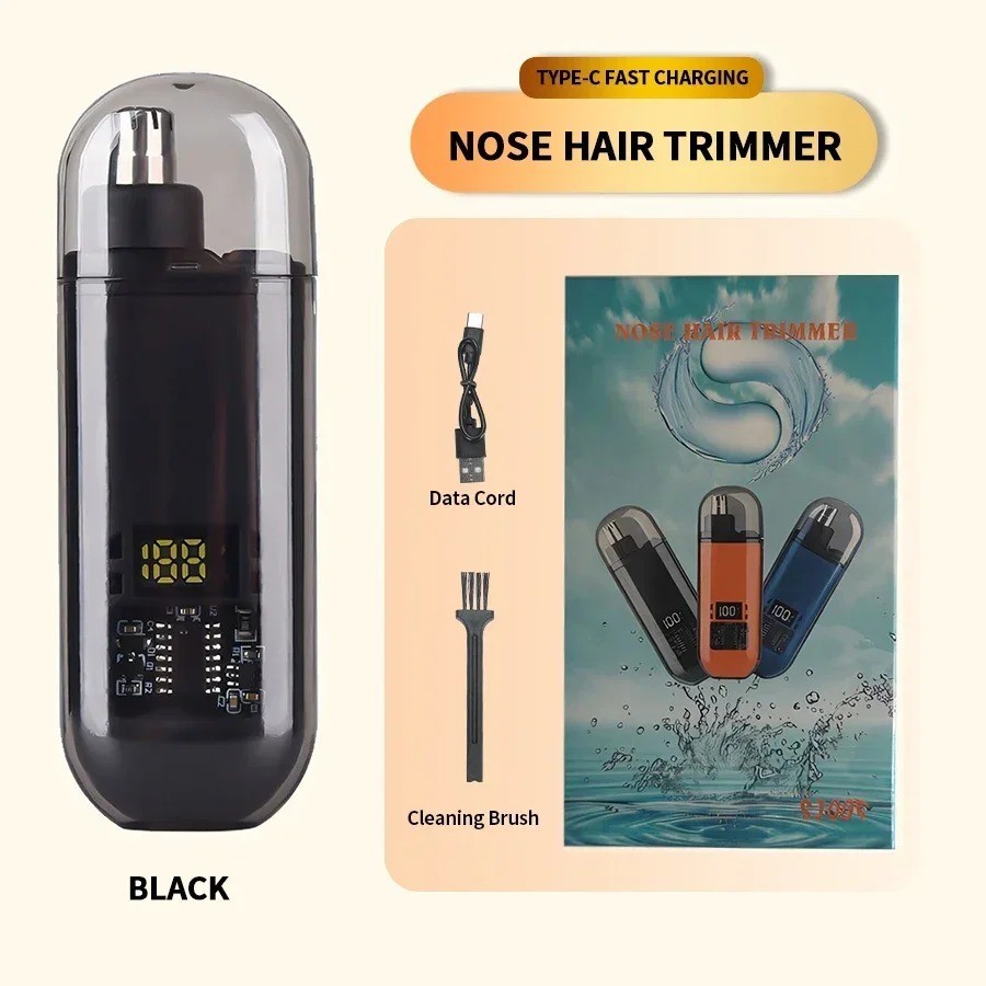USB Rechargeable Nose Ear Hair Trimmer for Men Portable Clipper Original