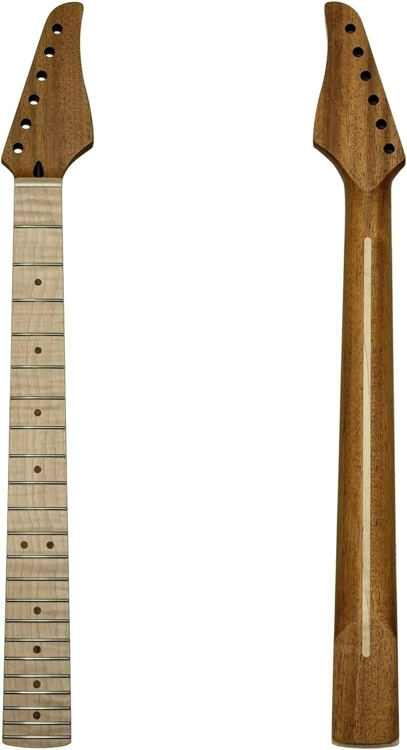 22Fret Mahogany Guitar Neck Canada Maple Fretboard Nut for DIY Surh Style Guitar