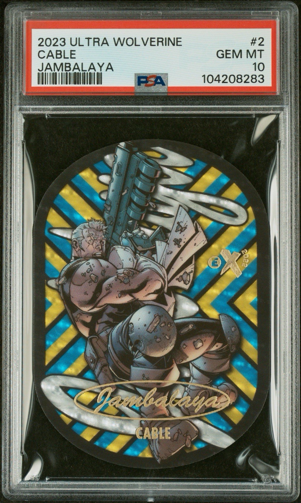 PSA 10 2023 Fleer ULTRA WOLVERINE JAMBALAYA SSP CABLE #2 POP 1 PSA 10 2023 Fleer ULTRA WOLVERINE JAMBALAYA SSP CABLE #2 POP 1