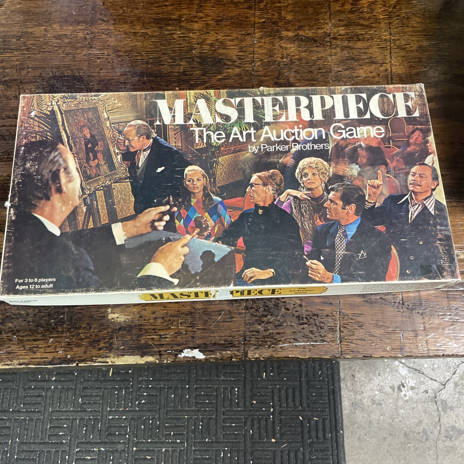 Vintage 1970 Masterpiece The Art Auction Board Game Parker Brothers Complete Vintage 1970 Masterpiece The Art Auction Board Game Parker Brothers Complete
