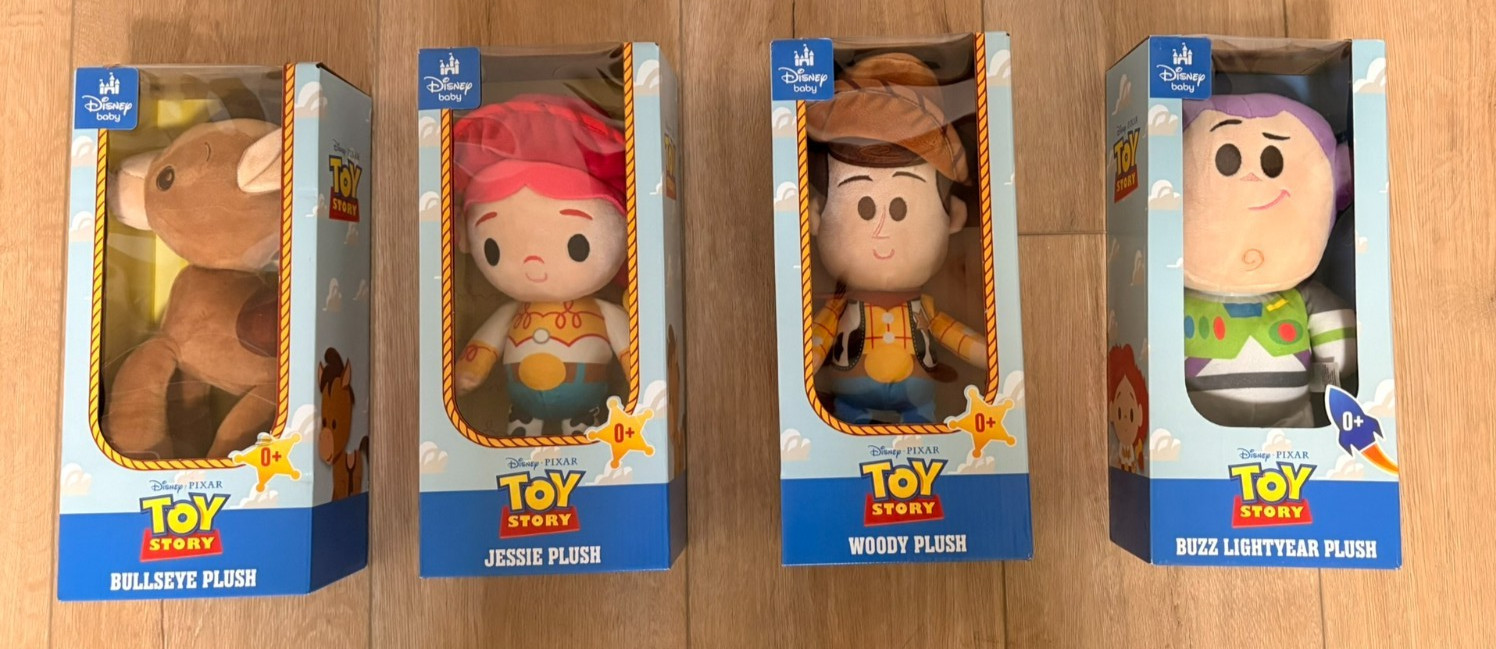 Aldi Disney Baby Toy Story Plush Woody, Buzz, Jessie, Bullseye, Your Choice Aldi Disney Baby Toy Story Plush Woody, Buzz, Jessie, Bullseye, Your Choice