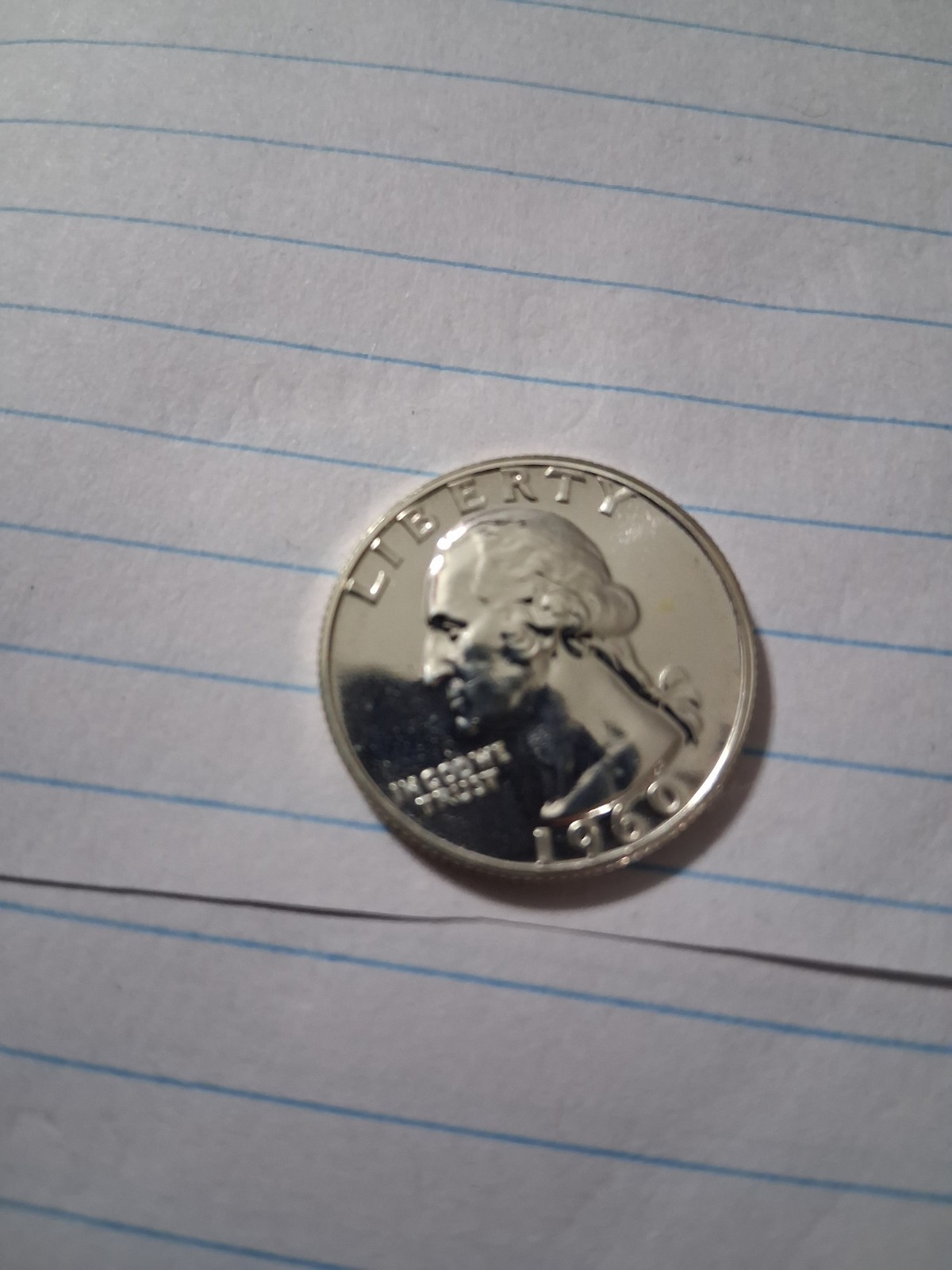 1960 Proof Silver Washington Quarter - 90% Silver US Coin 1960 Proof Silver Washington Quarter - 90% Silver US Coin