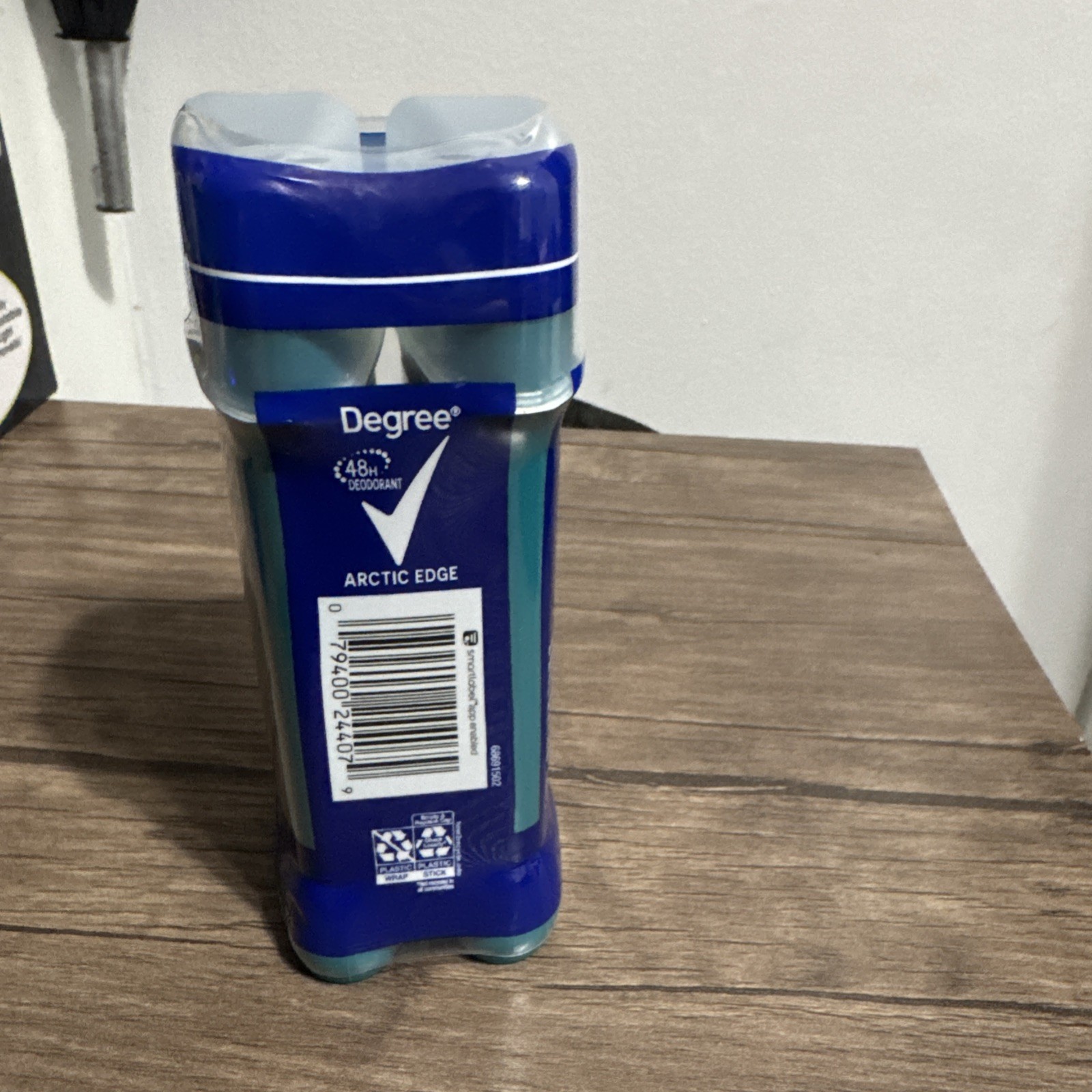Degree Arctic Edge Deodorant Stick Aluminum-Free 48-Hour Twin Pack 2 x 3 oz