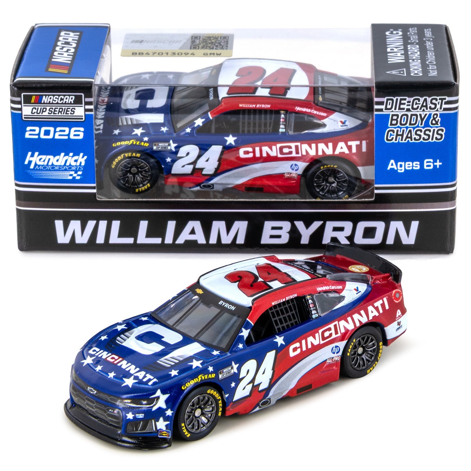 William Byron Cincinnati 1:64 2026 Diecast Car