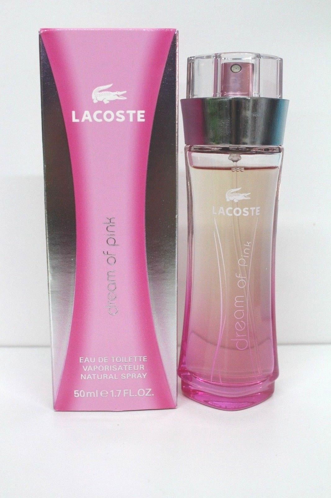 Lacoste Dream Of Pink 1.7oz / 50ml Women\'s EDT Spray DISCONTINUED 