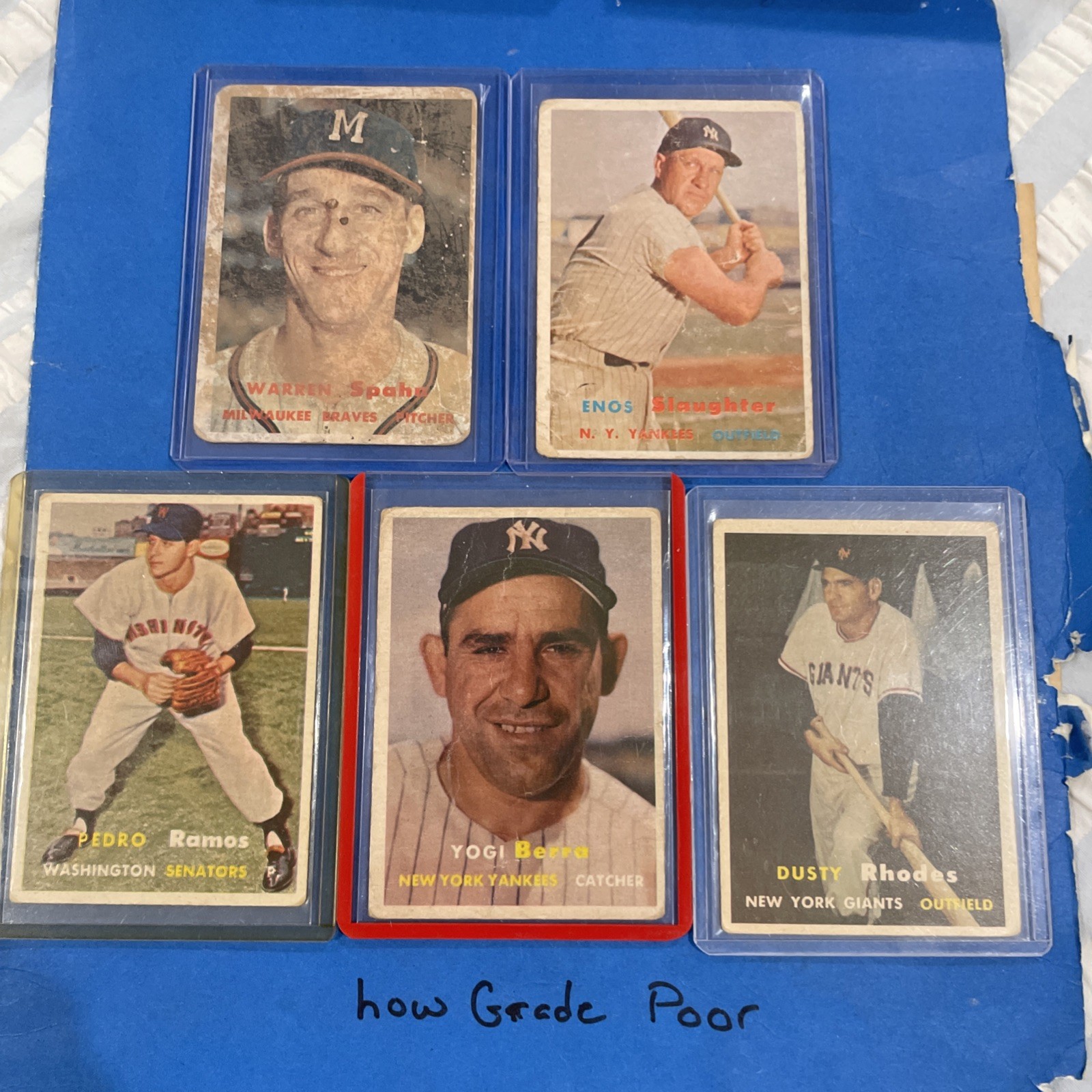 1957 Topps Yogi Berra #2 Baseball Card 1957 Topps Yogi Berra #2 Baseball Card
