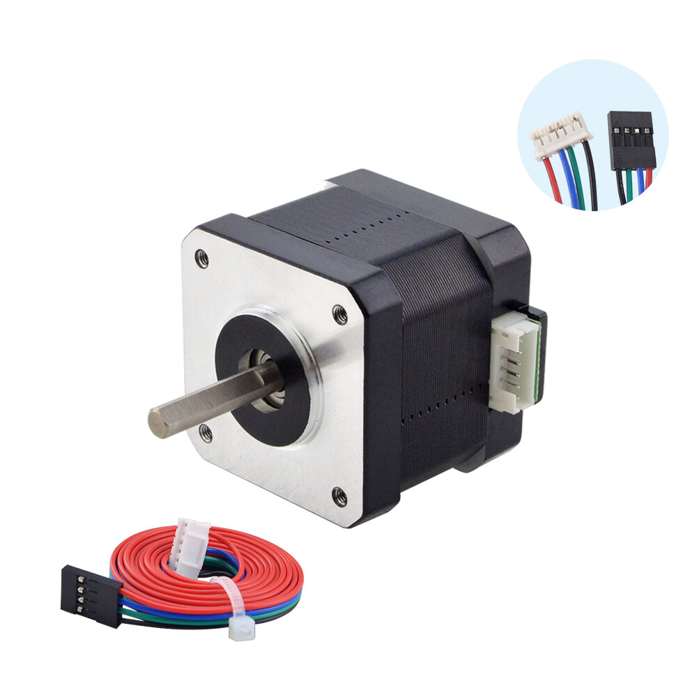 STEPPERONLINE 1-5PCS Nema 17 Stepper Motor 60oz.in 38mm 1.5A for DIY 3D Printer STEPPERONLINE 1-5PCS Nema 17 Stepper Motor 60oz.in 38mm 1.5A for DIY 3D Printer