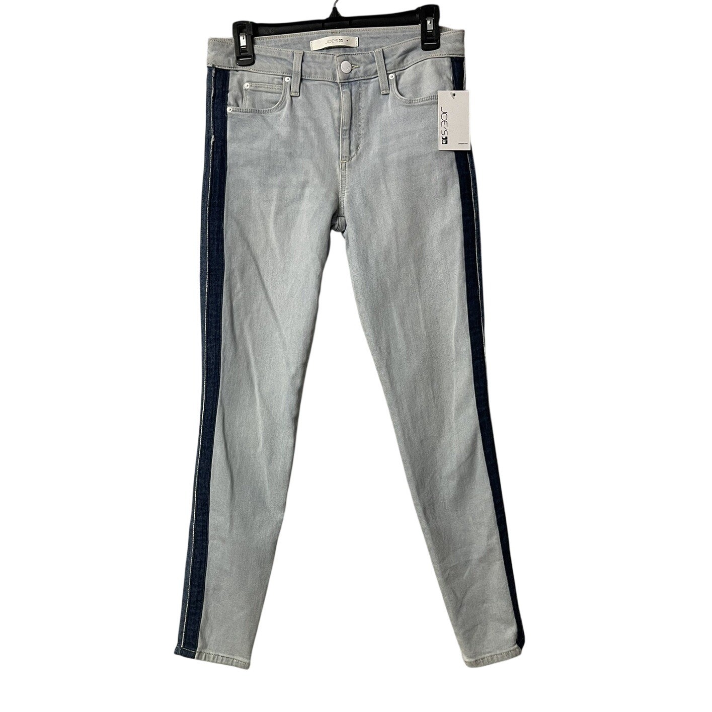 NWT Joes Jeans Lois Icon Ankle Striped Side Womens Juniors Jeans Denim Size 28 NWT Joes Jeans Lois Icon Ankle Striped Side Womens Juniors Jeans Denim Size 28
