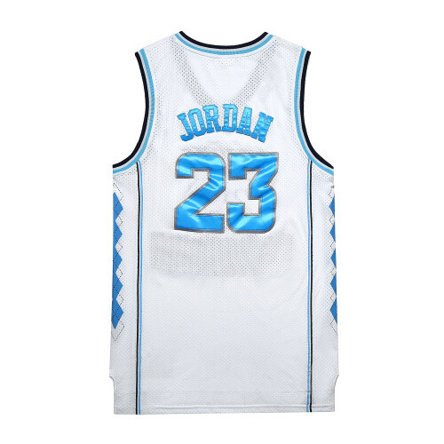 Men's Retro Throwback Jordan # 23 NC College Basketball Jersey Stitched