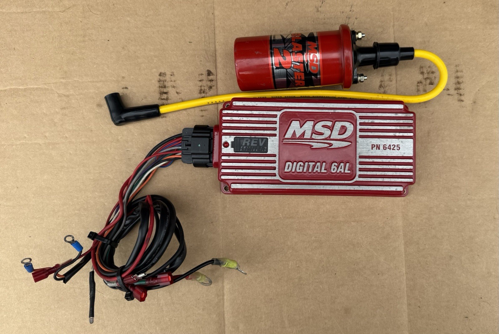 Msd Digital 6al Ignition Box 6425 & Msd Blaster 2 8202 Msd Digital 6al Ignition Box 6425 & Msd Blaster 2 8202