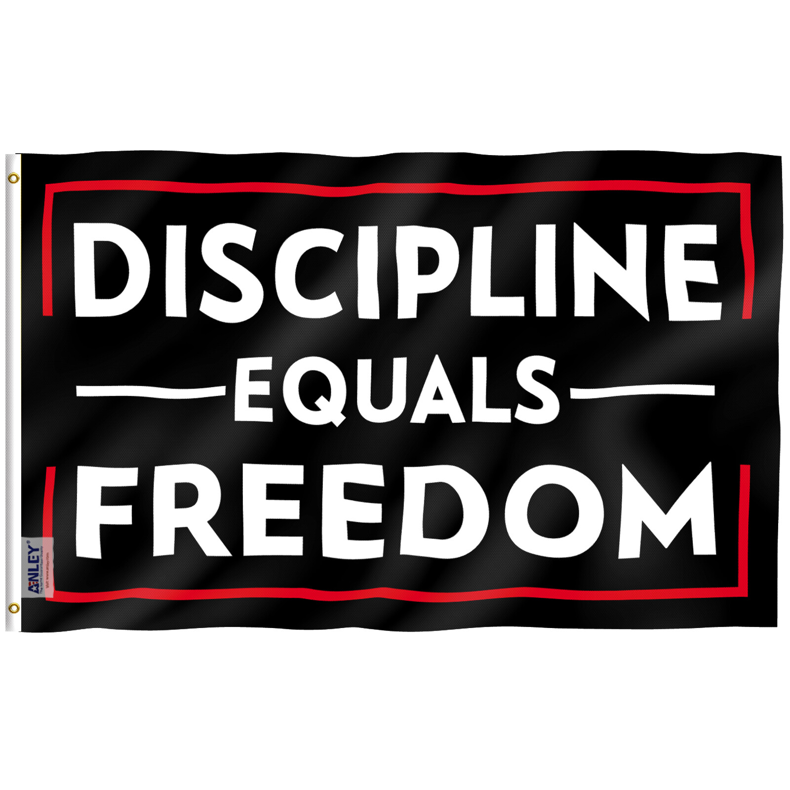 Anley 3x5 Ft Discipline Equals Freedom Flag - Dorm Gym Man Cave Flags Anley 3x5 Ft Discipline Equals Freedom Flag - Dorm Gym Man Cave Flags