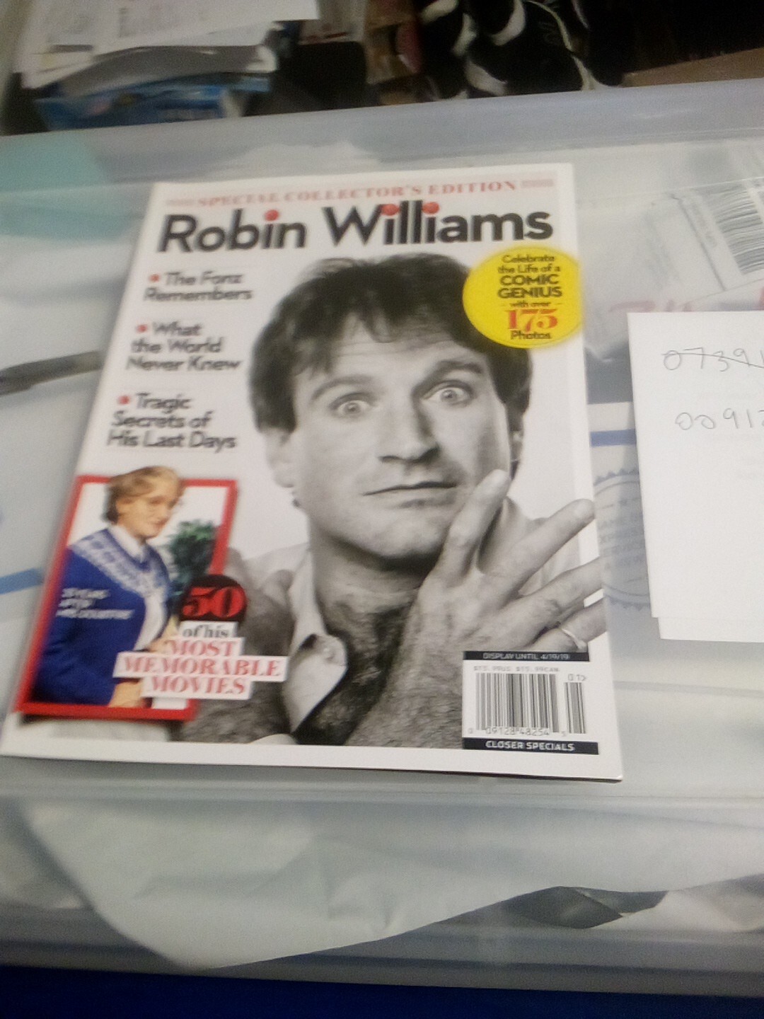 Closer Specials Robin Williams Special Collector\'s Edition Dad8 Closer Specials Robin Williams Special Collector\'s Edition Dad8
