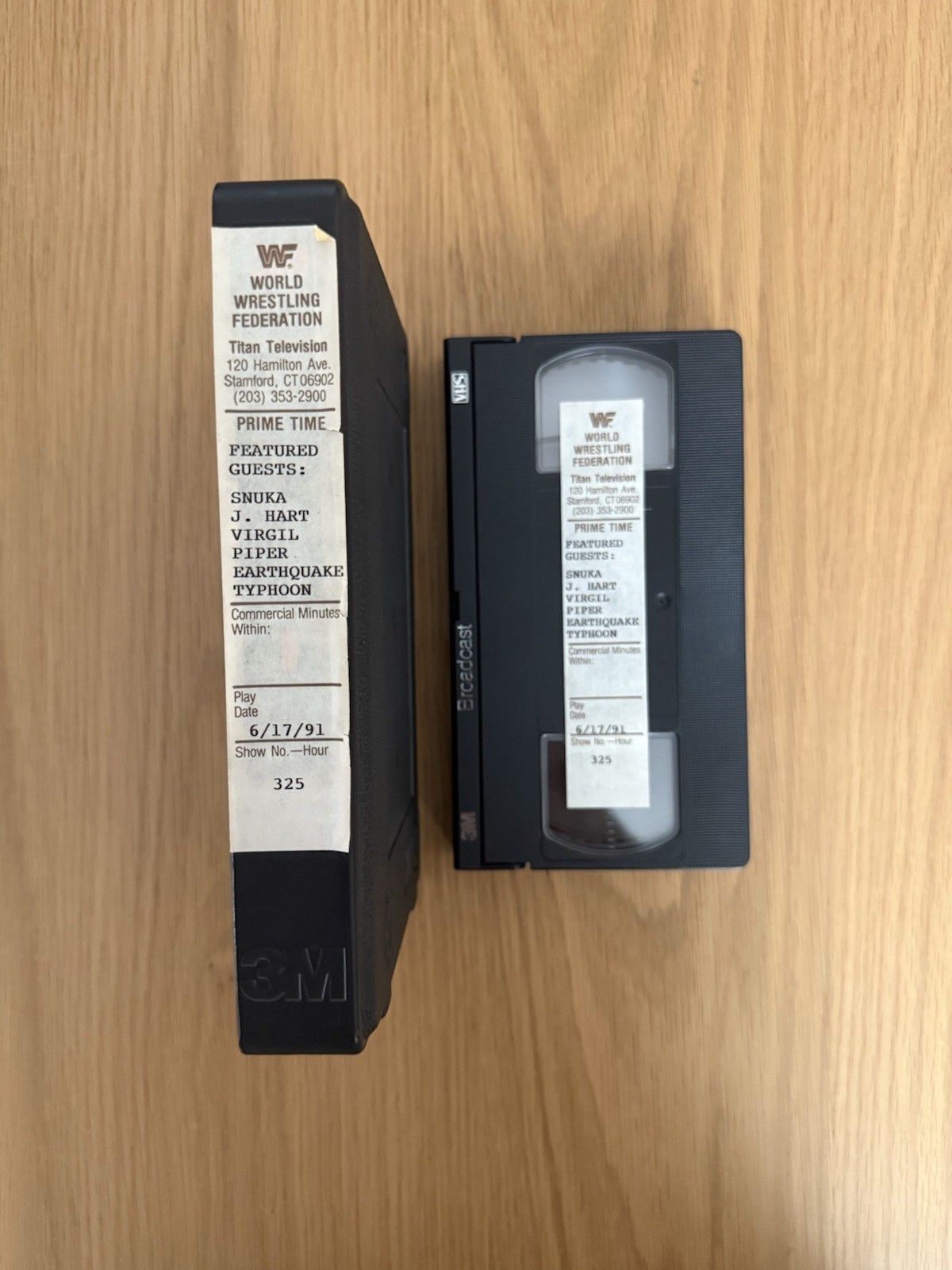 WWF WWE VHS Rare Prime Time Feat. Snuka, J. Hart, Virgil, Piper, Plus Others