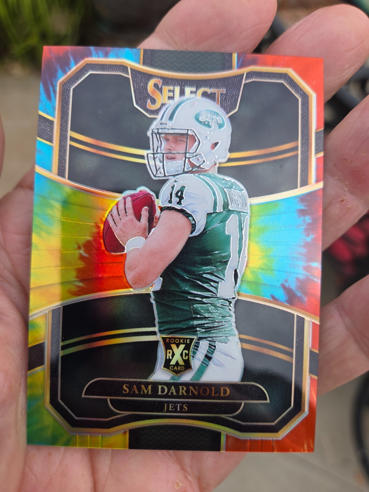 2017 PANINI SELECT SAM DARNOLD #302 XRC TIE DYE PRIZM SERIAL /25 Seattle Seahawk 2017 PANINI SELECT SAM DARNOLD #302 XRC TIE DYE PRIZM SERIAL /25 Seattle Seahawk