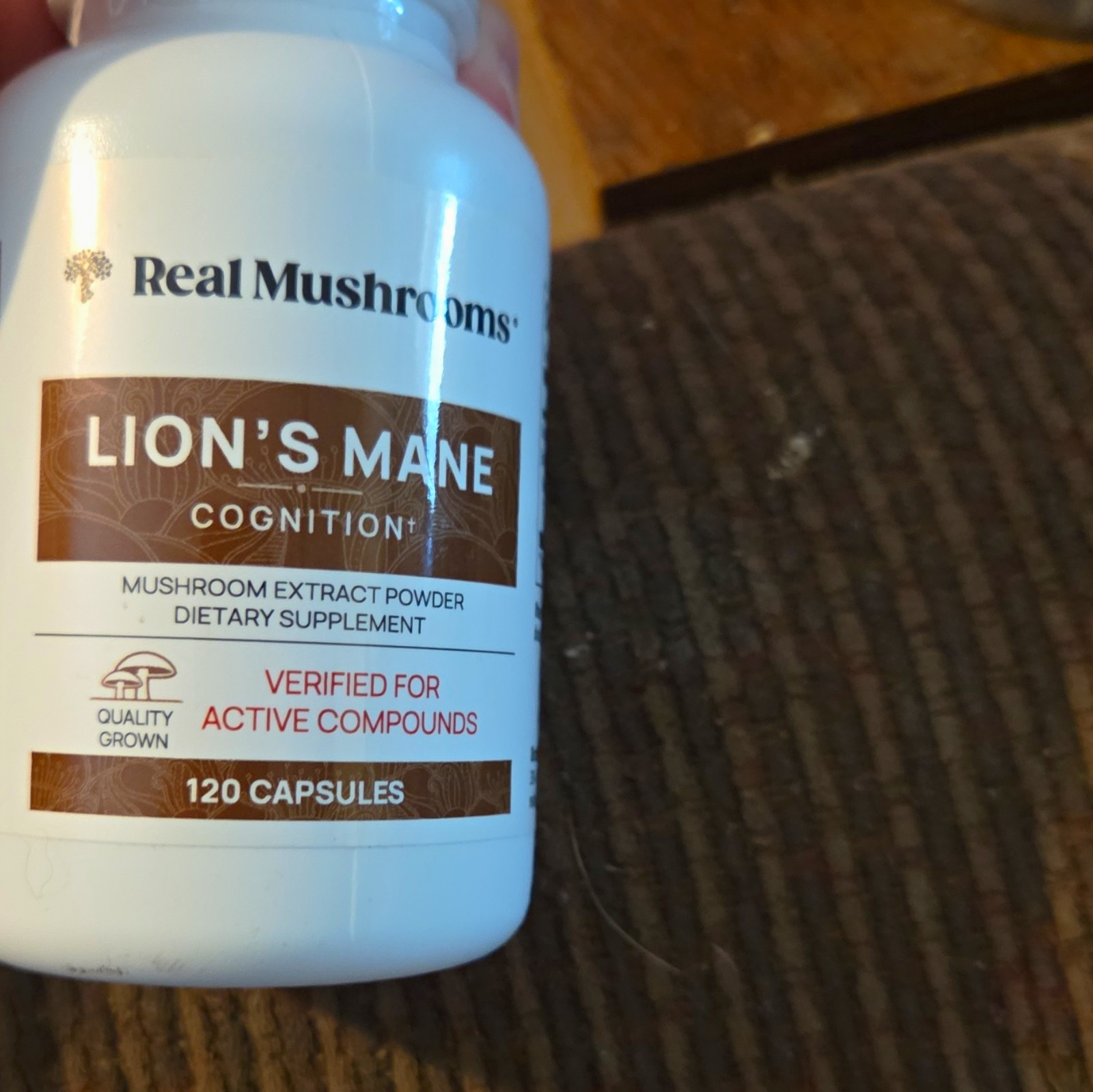 Real Mushrooms Lion’s Mane Cognitive Support Organic 2000mg 120 Capsules