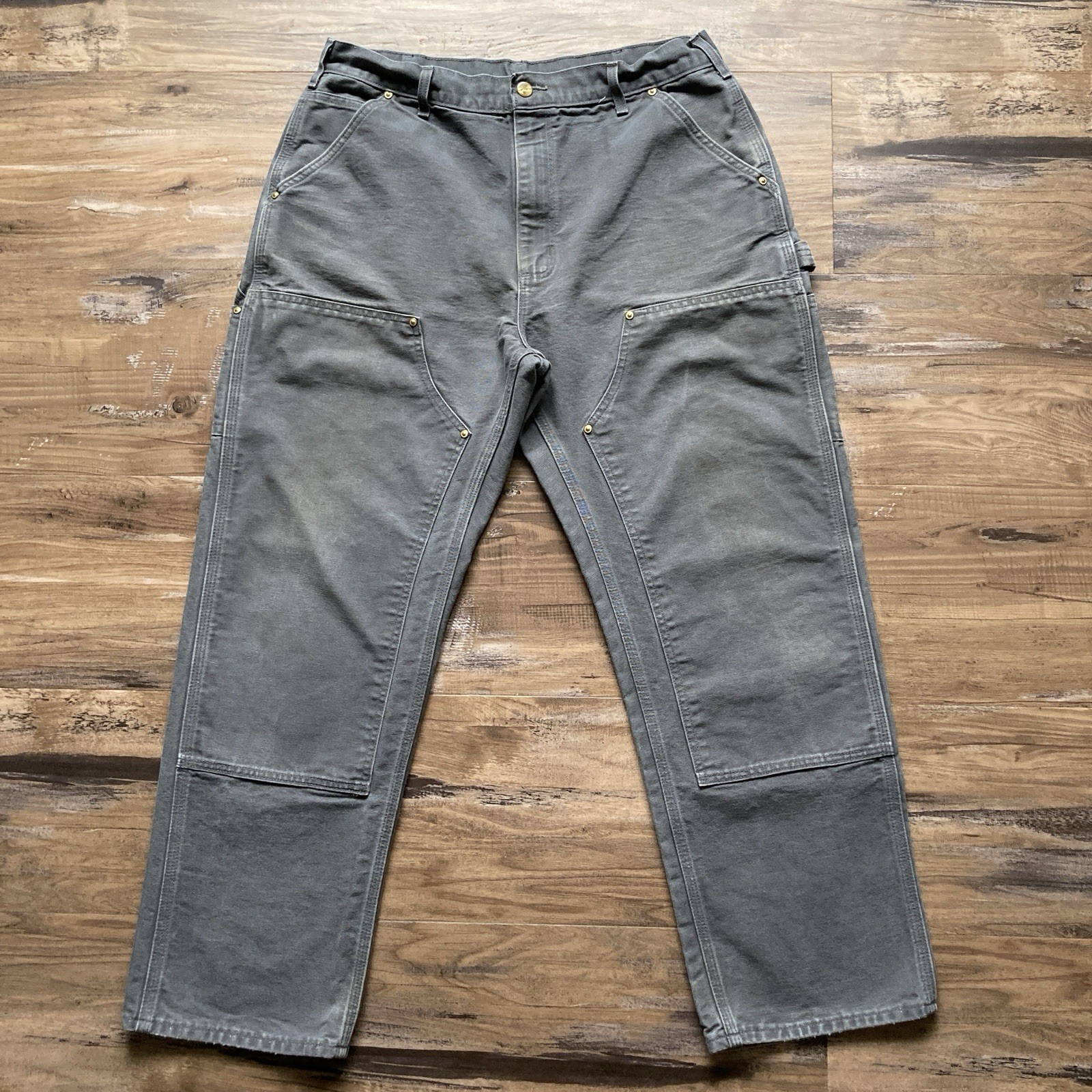 Carhartt B01 GVL Double Knee Work Pants Mens 36x30 (Fits 34x29) Distressed