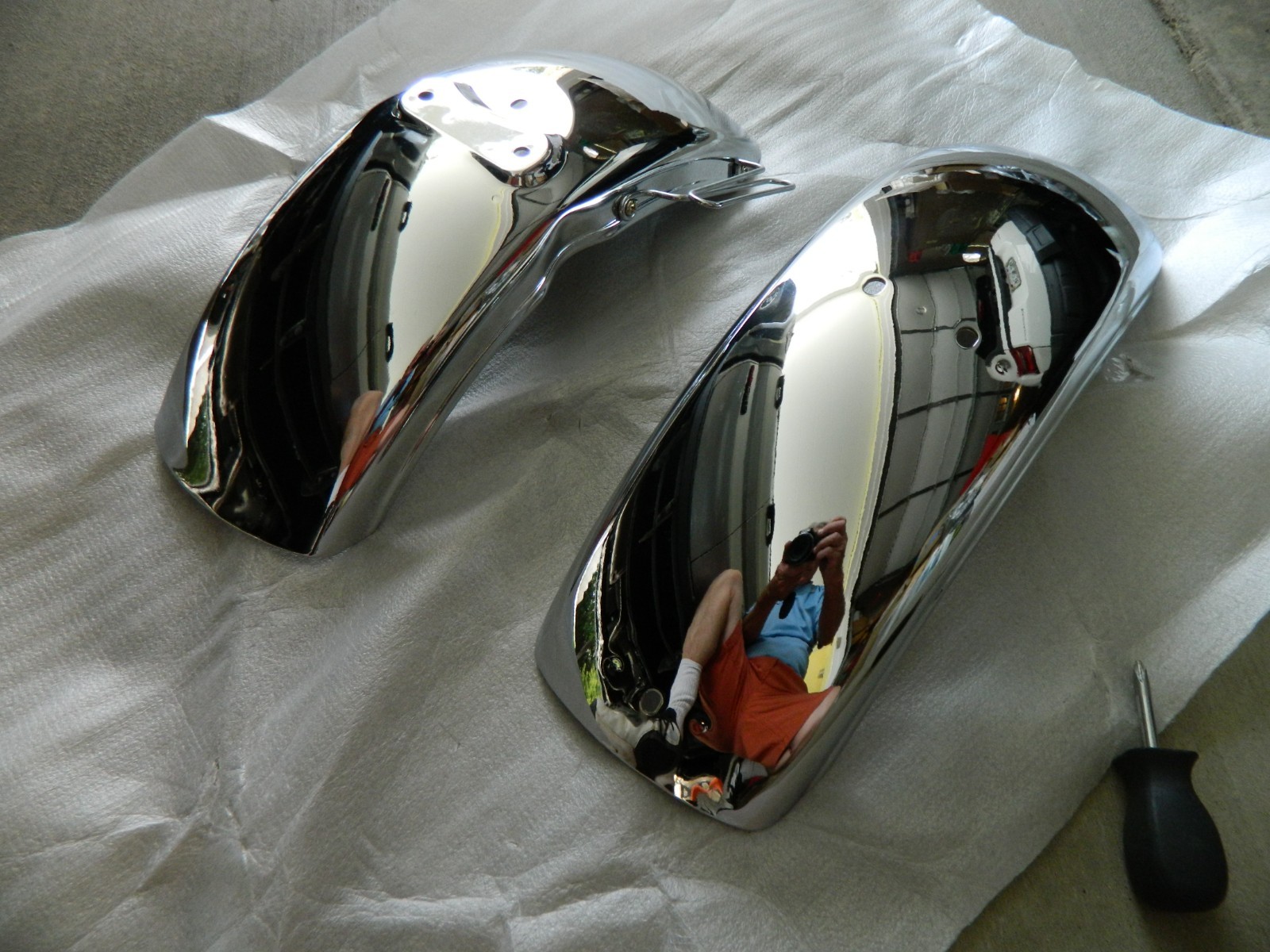 Fenders- High quality chrome 3x replica Kit w/ rolled edge Honda ct70 Hko, ko Nw Fenders- High quality chrome 3x replica Kit w/ rolled edge Honda ct70 Hko, ko Nw