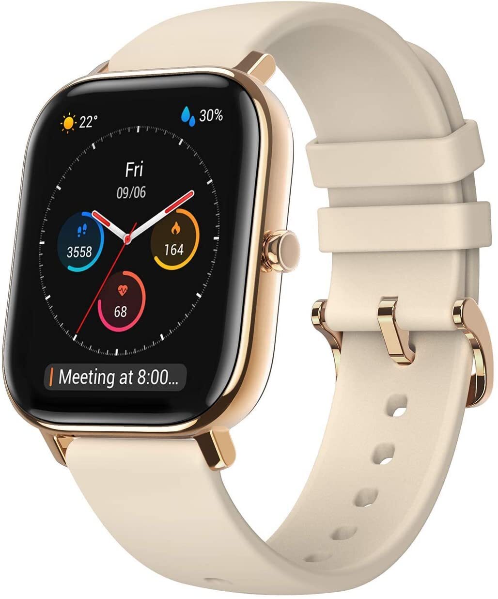 Original Amazfit GTS Gold Smartwatch Renovate with GPS Bluetooth for Android iOS