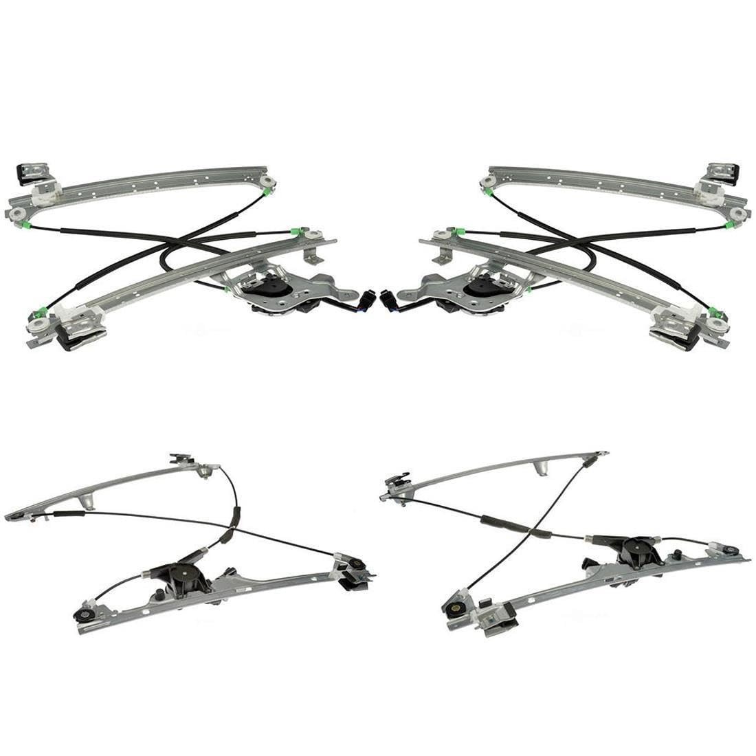 Power Window Motor and Regulator Assembly Rear 4x