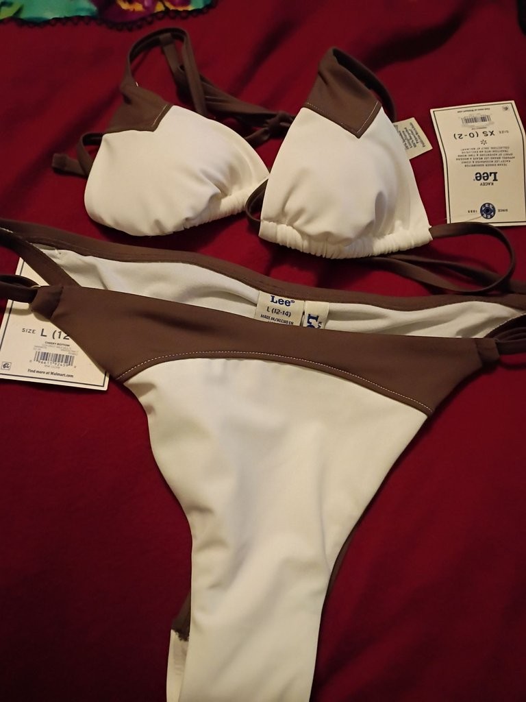 Kacey Lee Two-Tone Bikini Set Kacey Lee Two-Tone Bikini Set