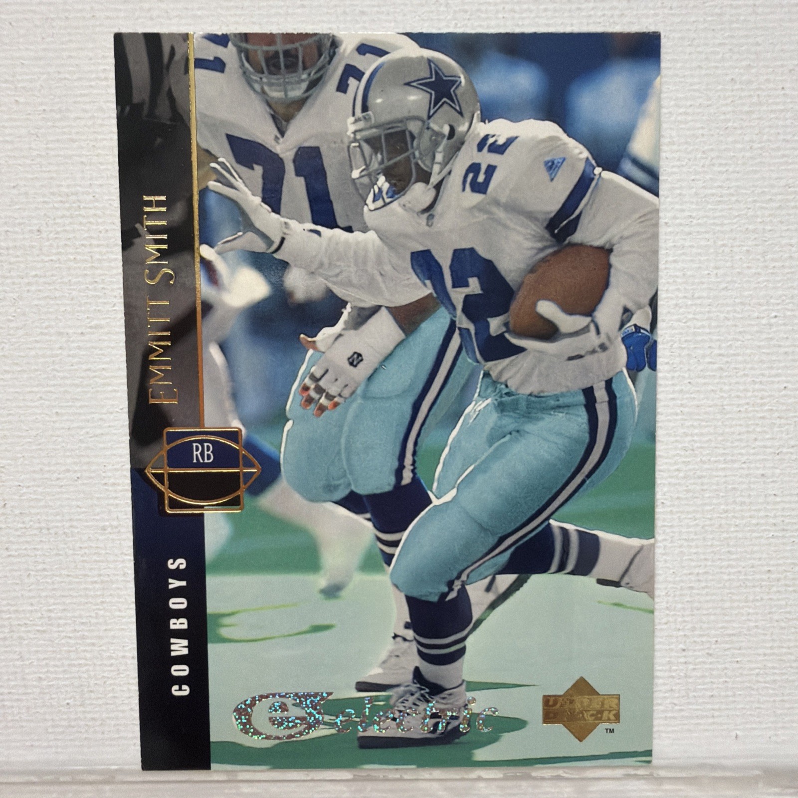 1994 Upper Deck Electric Ice Gold Emmit Smith Error 1900 Yards RARE