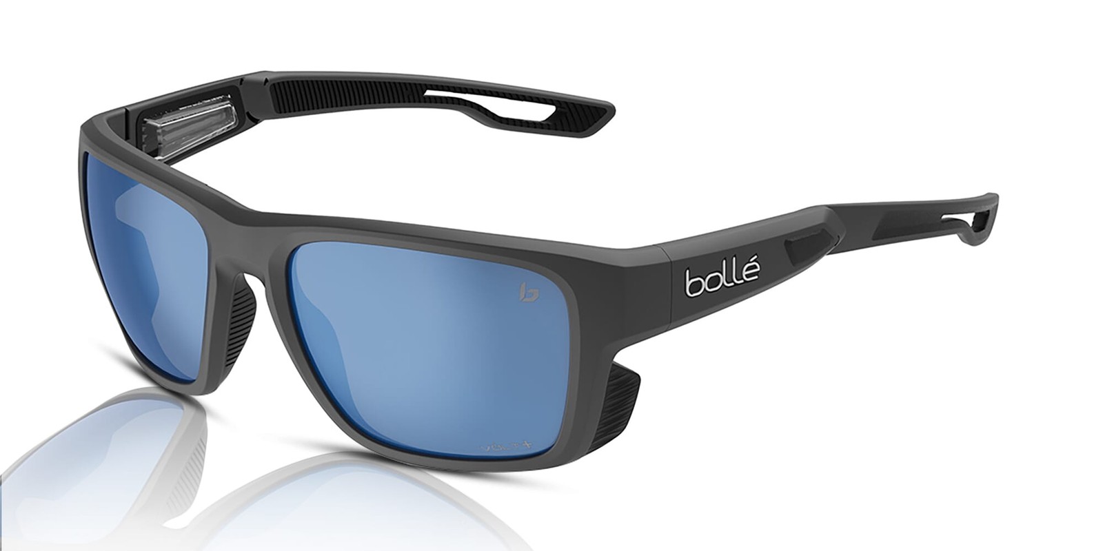 Bolle Airdrift BS035001 Sunglasses Black Matte/Volt+ Offshore Polarised