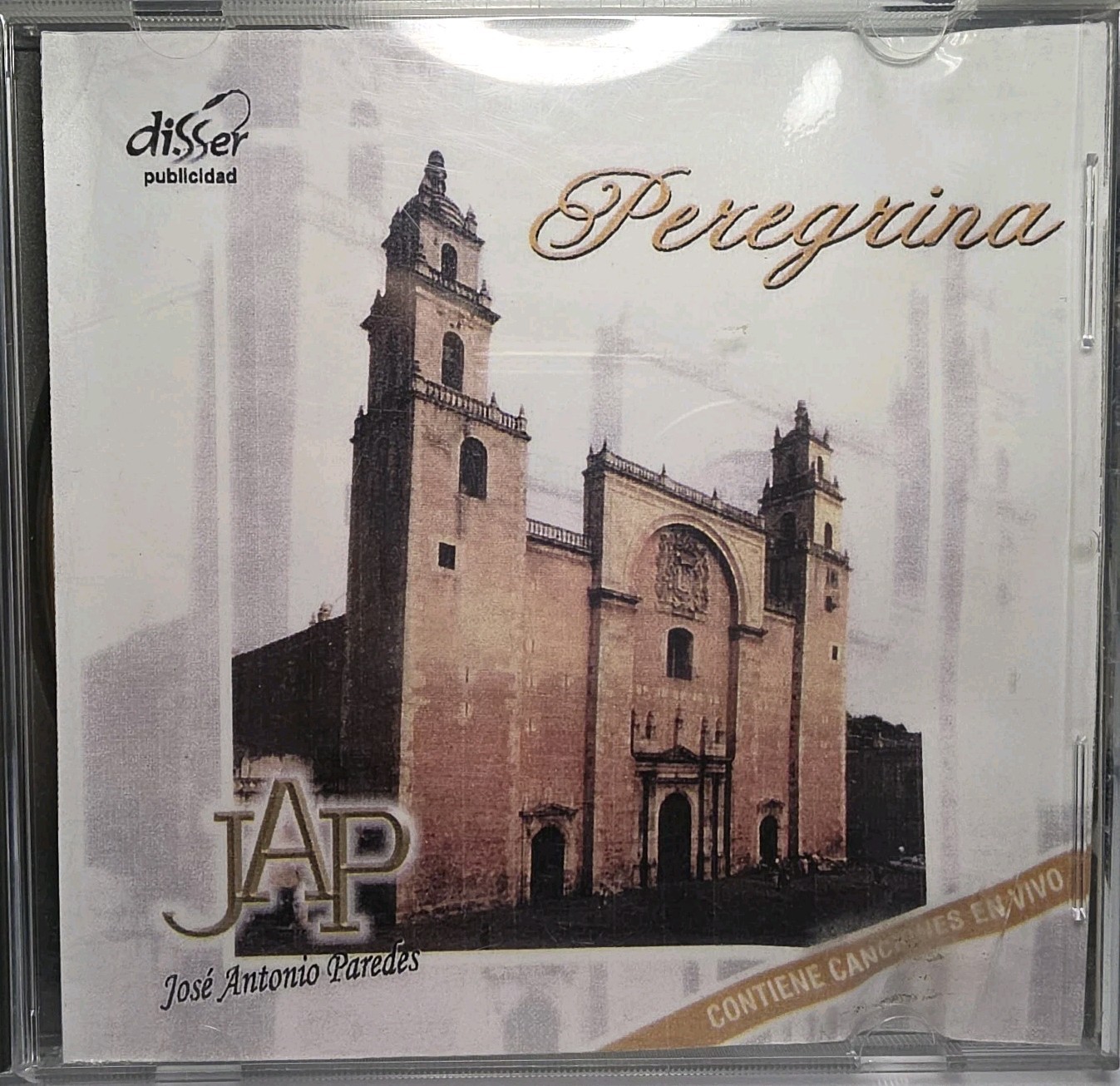 PEREGRINA Jose Antonio Paredes (Year? Disser Publicidad CD) VTG Rare MX Boleros