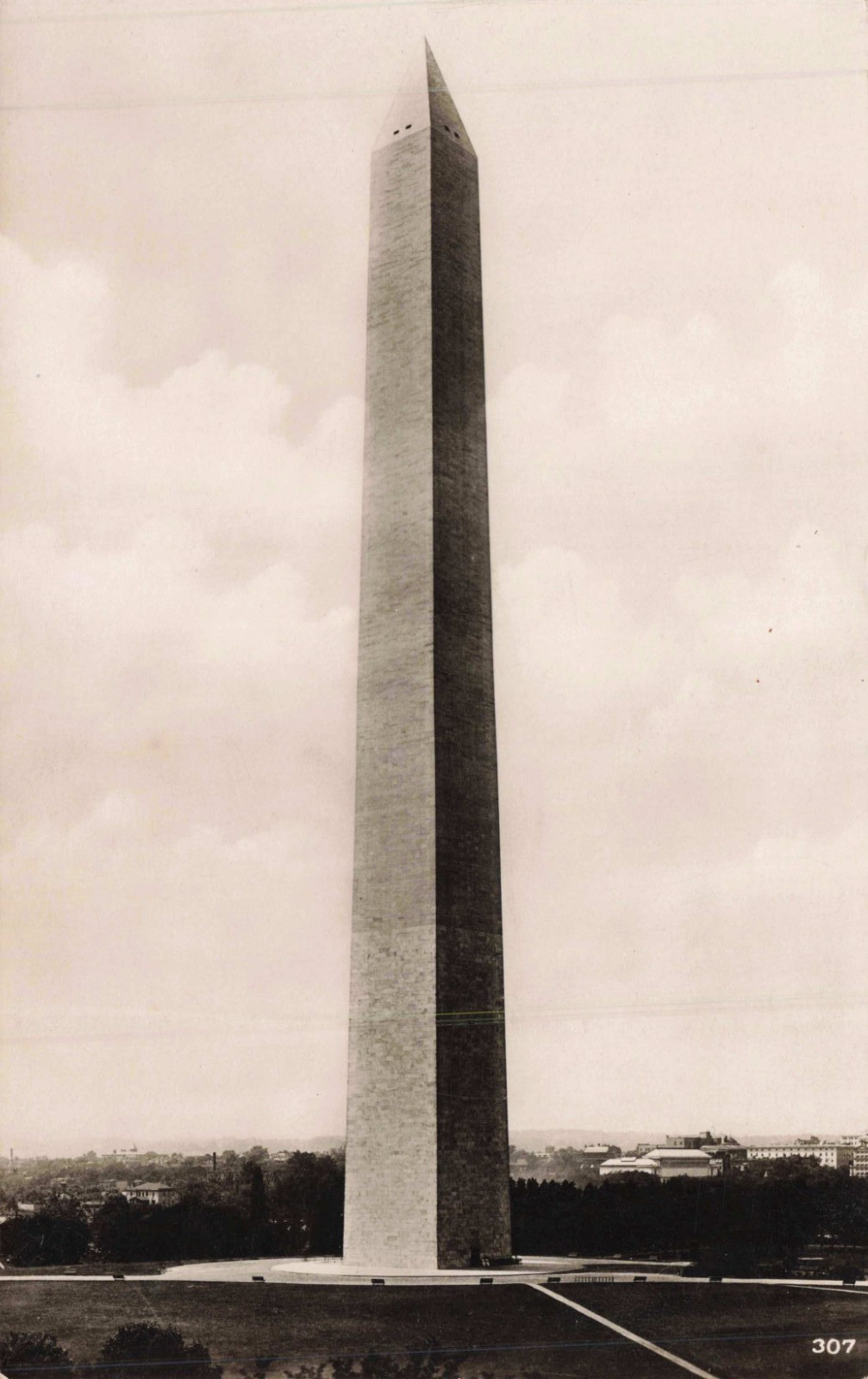 Washington Monument 1907 Real Photo RPPC AL-13