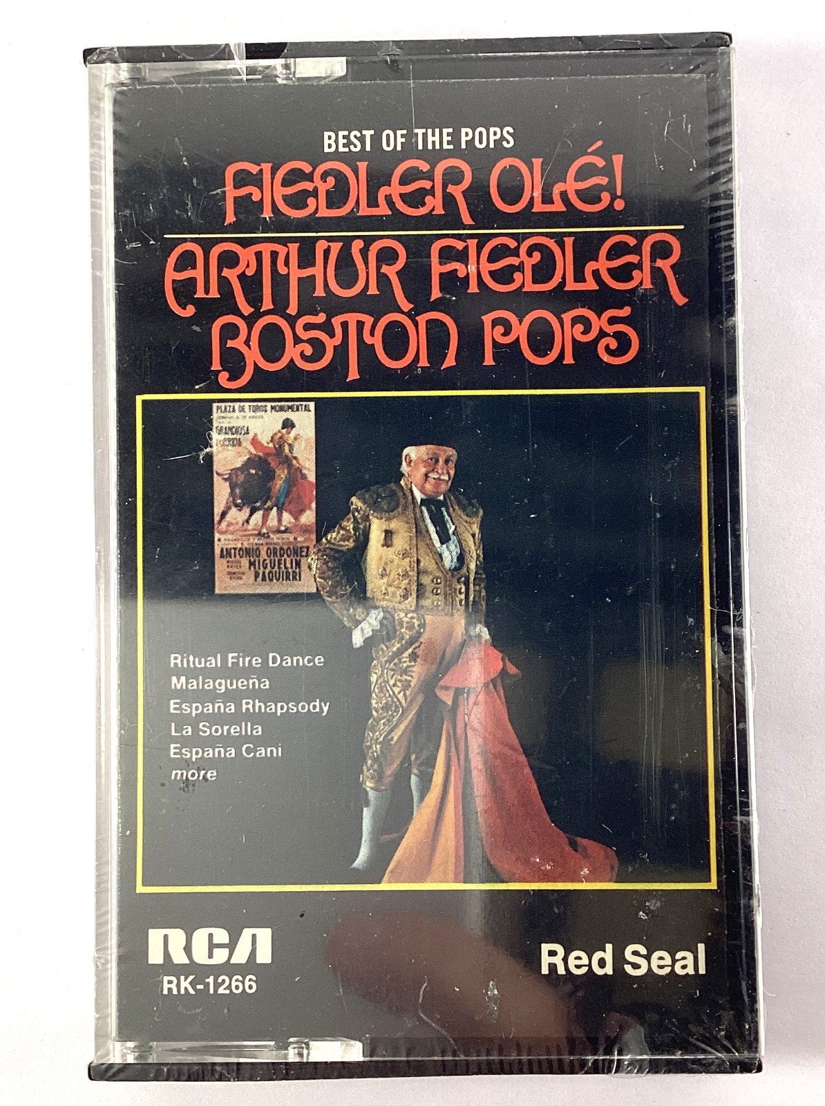 Arthur Fiedler Boston Pops - Fiedler Olé RCA Red Seal 1972 Cassette Tape Arthur Fiedler Boston Pops - Fiedler Olé RCA Red Seal 1972 Cassette Tape