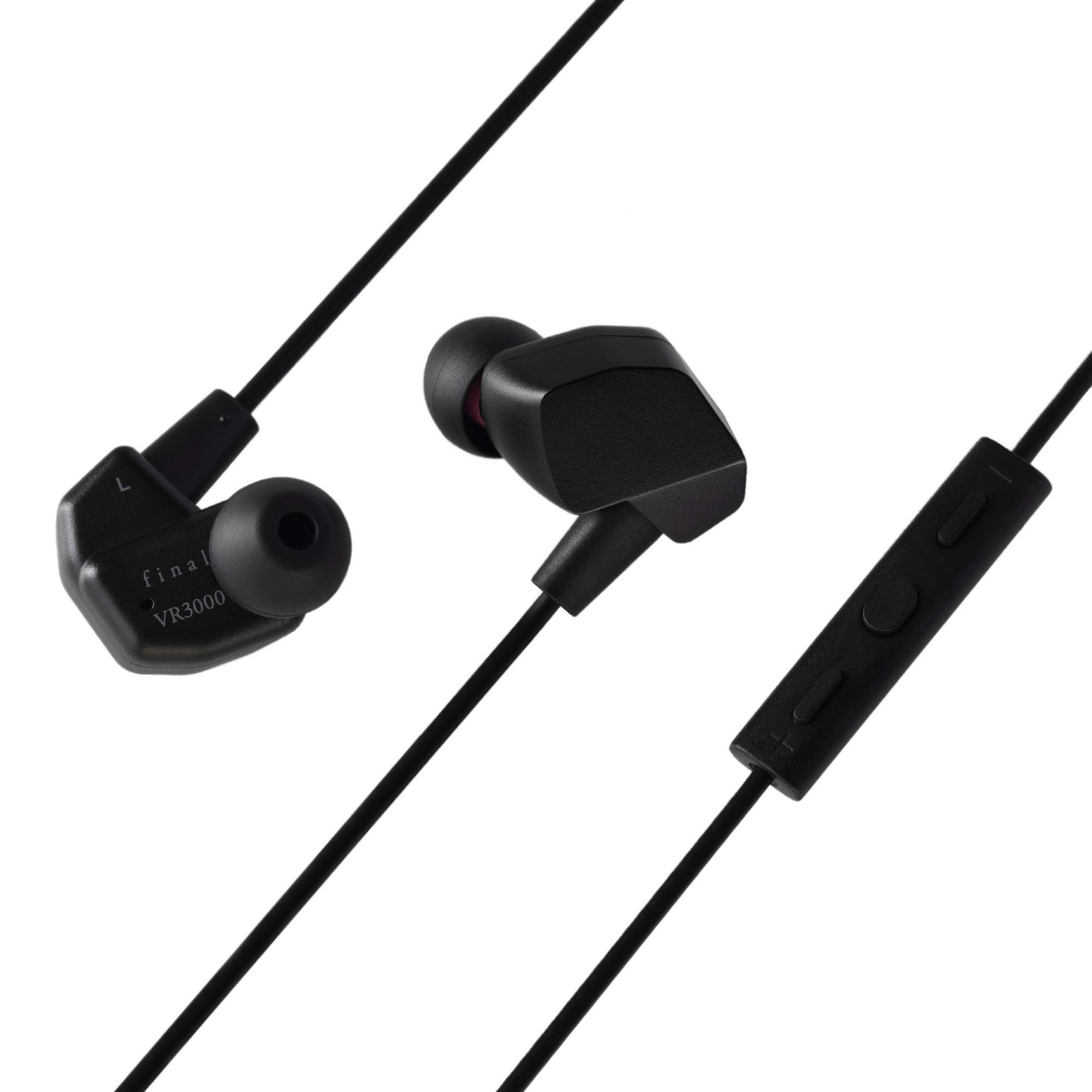 Final VR3000 Gaming Earphones for Immersive Spacious one size, Black Final VR3000 Gaming Earphones for Immersive Spacious one size, Black