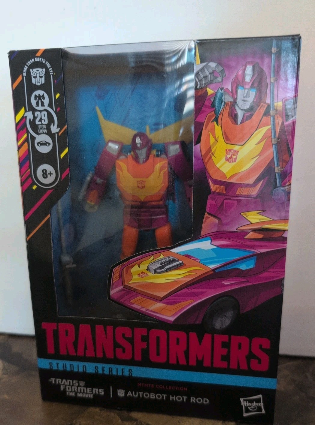 Transformers Movie Studio 86 MTMTE Collection Autobot Hot Rod NEW SEALED Target Transformers Movie Studio 86 MTMTE Collection Autobot Hot Rod NEW SEALED Target