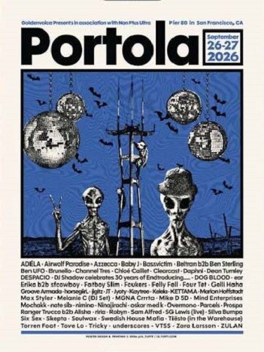 Portola Music Poster San Francisco CA On Sept 26 27 2026