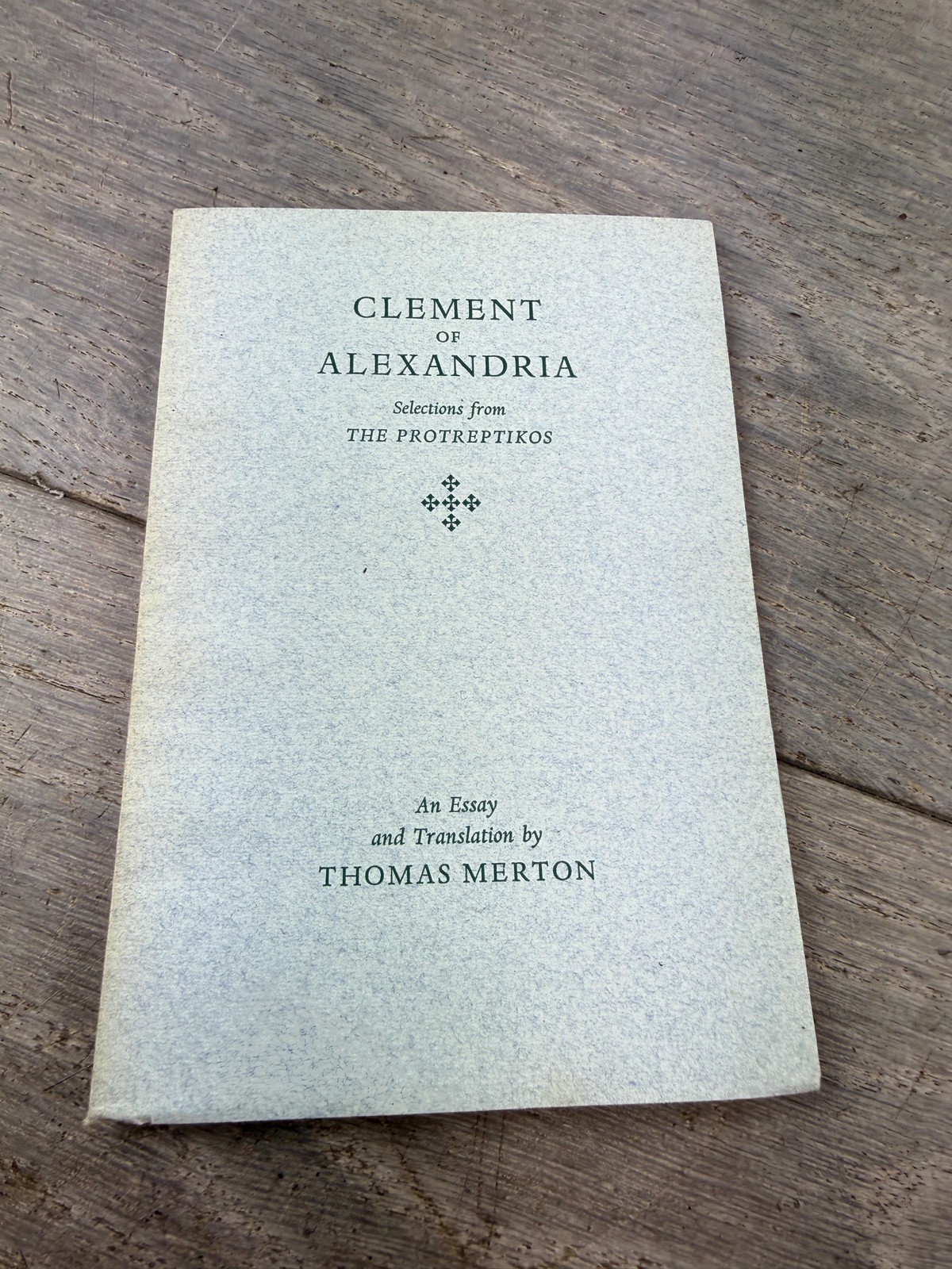 Vintage Clement Of Alexandria Thomas Merton Gray PB New Directions Italy 1962