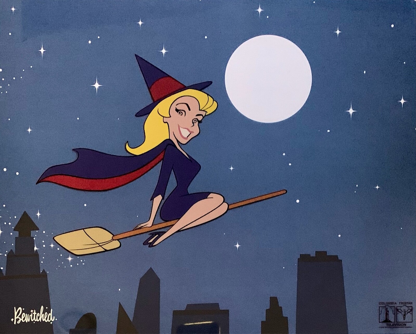 BEWITCHED TV Show Samantha Stephens Animation Art Sericel Cel 11\