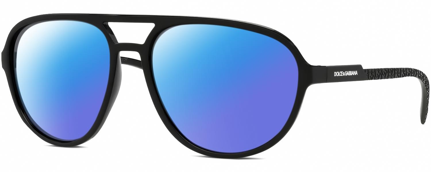 Dolce&Gabbana DG6150 Mens Pilot Designer Polarized Sunglasses Black 60mm 4 Opt Dolce&Gabbana DG6150 Mens Pilot Designer Polarized Sunglasses Black 60mm 4 Opt