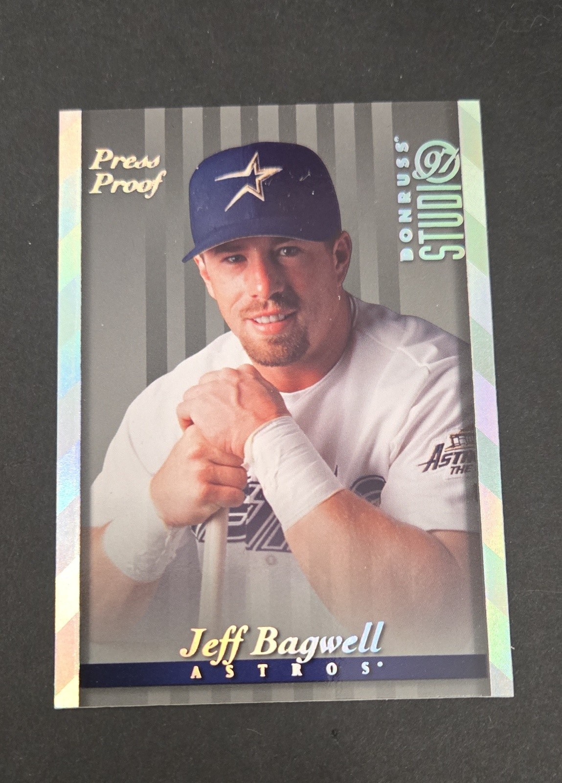 1997 Donruss Studio - Jeff Bagwell #102 Press Proof Silver /1500