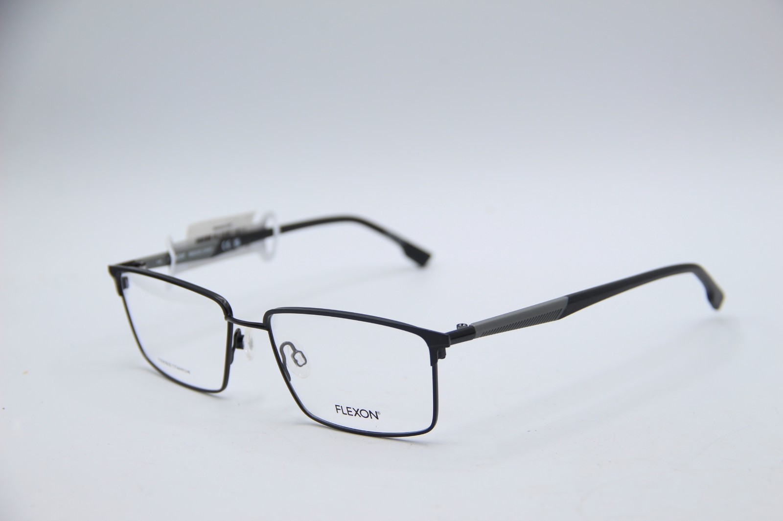 NEW FLEXON E1125 002 BLACK GUNMETAL AUTHENTIC FRAMES EYEGLASSES 55-17