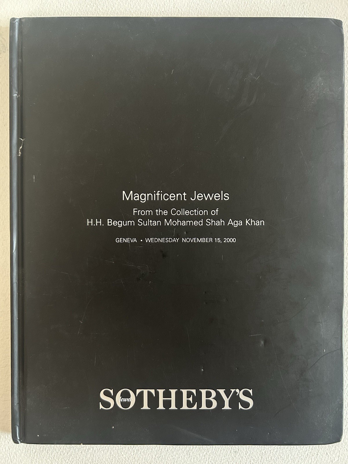 Sotheby’s Magnificent Jewels H.H Begum Shah Aga Khan Geneva 2000