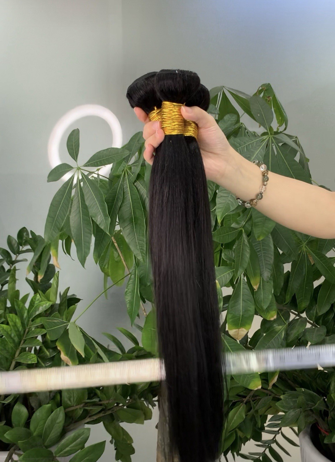 (3) 20 Inch Straight Black Human Hair Bundles (3) 20 Inch Straight Black Human Hair Bundles