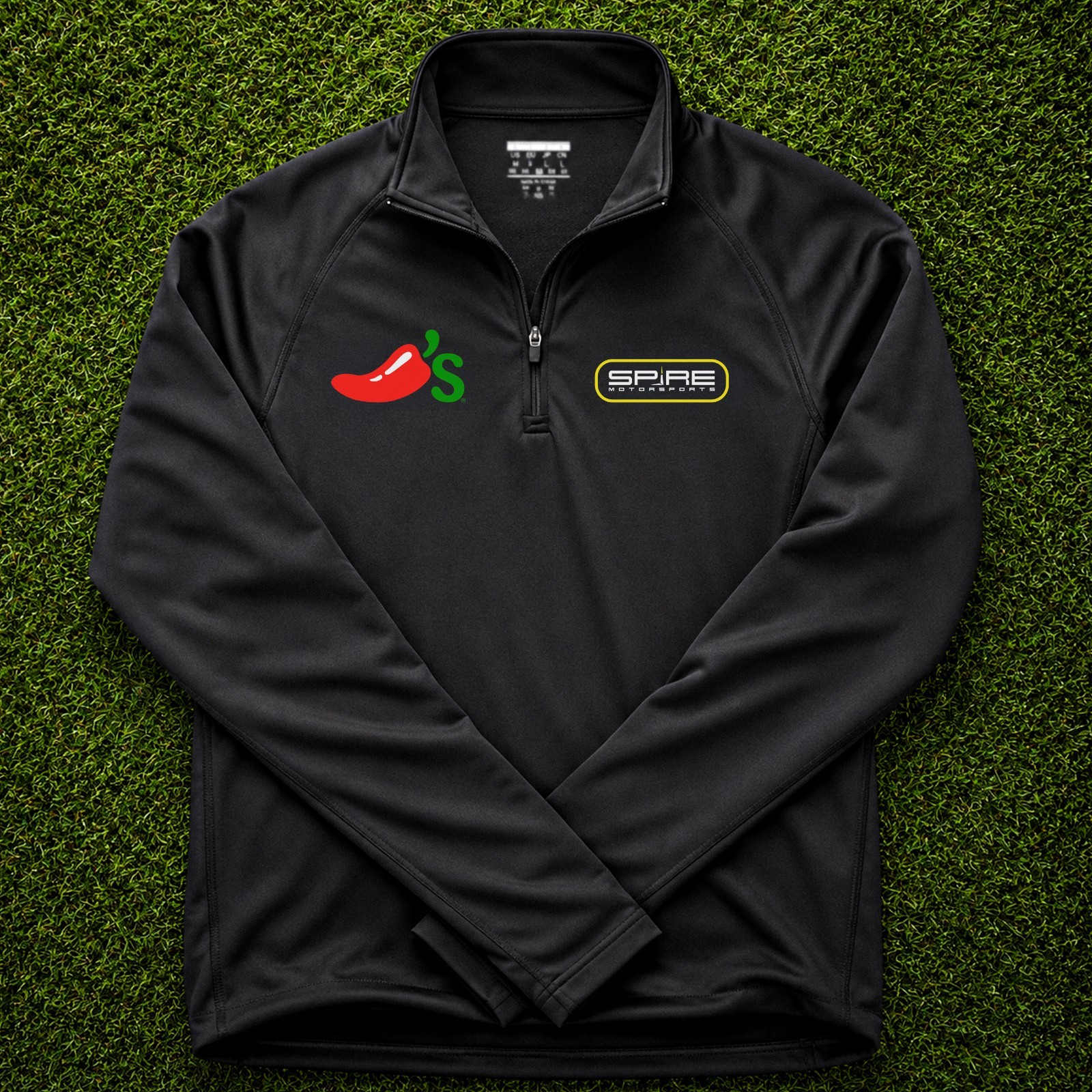 2026 Carson Hocevar Spire Motorsports Chili\'s Quarterzip (XL) 2026 Carson Hocevar Spire Motorsports Chili\'s Quarterzip (XL)