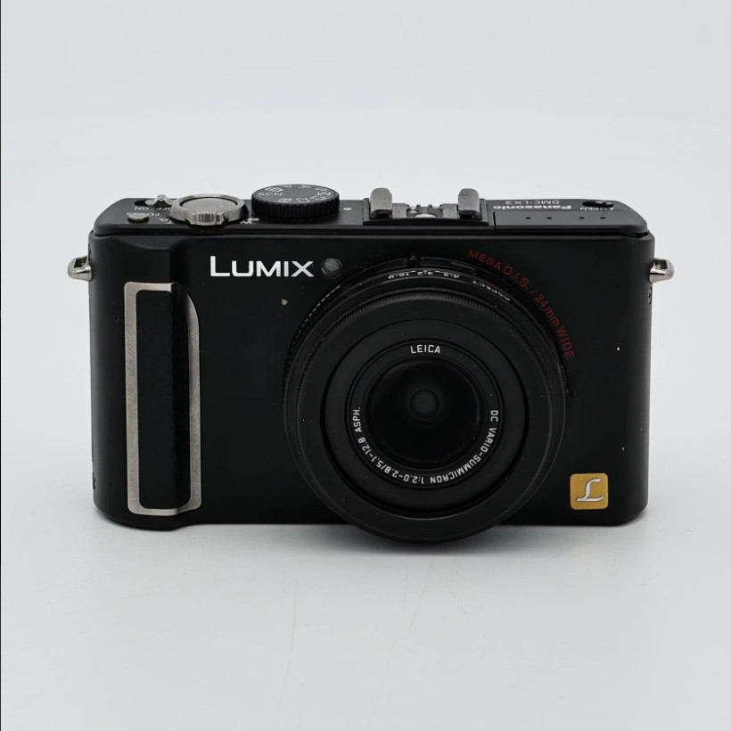 Panasonic Lumix LX3 Black 10MP 24mm F2.0 Leica Lens CCD 1080p Camera Used Panasonic Lumix LX3 Black 10MP 24mm F2.0 Leica Lens CCD 1080p Camera Used