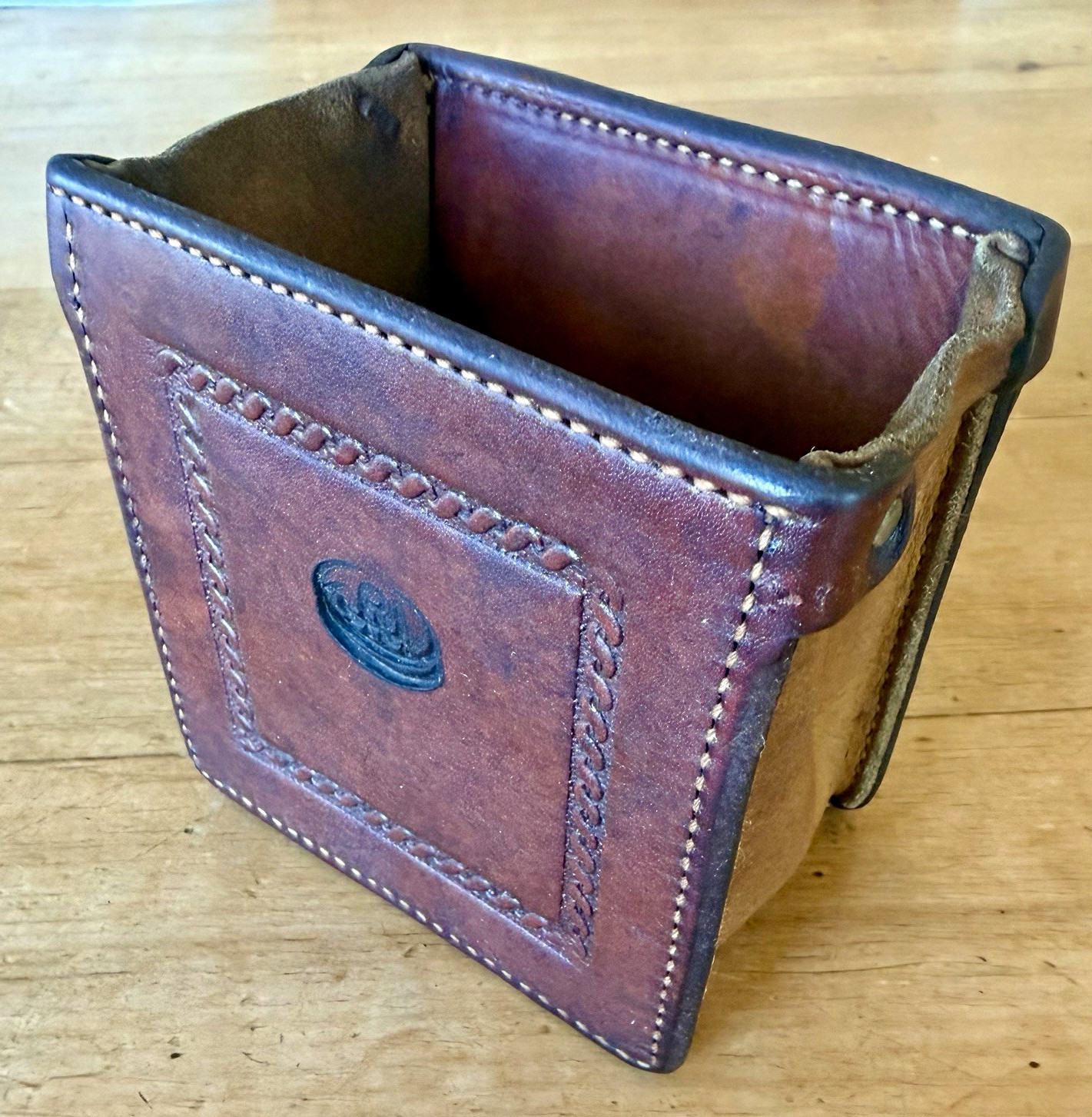 Vintage Abercrombie & Fitch 12 Gauge Cartridge Leather Belt Loop Pouch