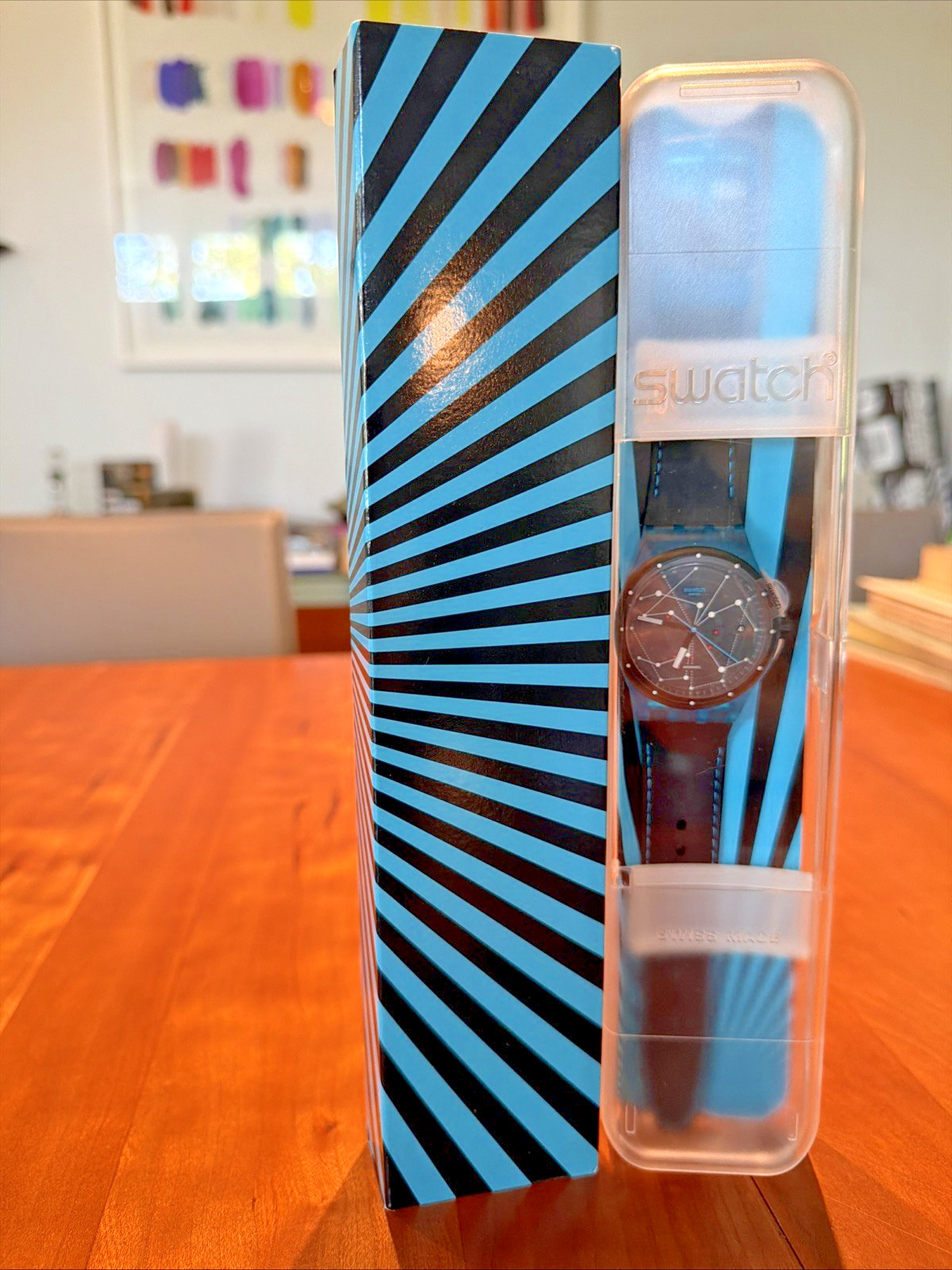 NIB NEW Swatch Sistem51 SISTEM BLUE SUTS401 Automatic Watch 42mm Swiss Made