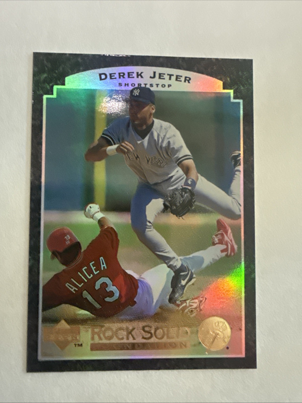 1997 Upper Deck - Rock Solid Foundation Derek Jeter #RS3 1997 Upper Deck - Rock Solid Foundation Derek Jeter #RS3