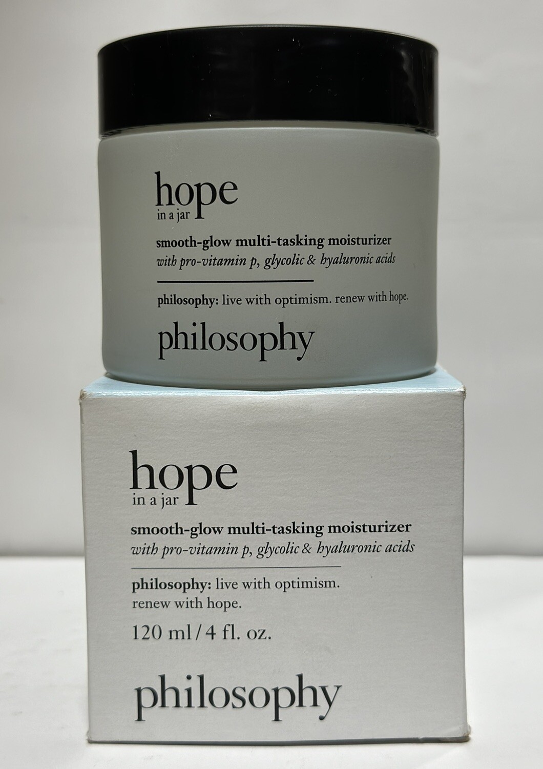 Philosophy Hope In A Jar Smooth Glow Multi Tasking Moisturizer- 4oz / 120 mL Philosophy Hope In A Jar Smooth Glow Multi Tasking Moisturizer- 4oz / 120 mL