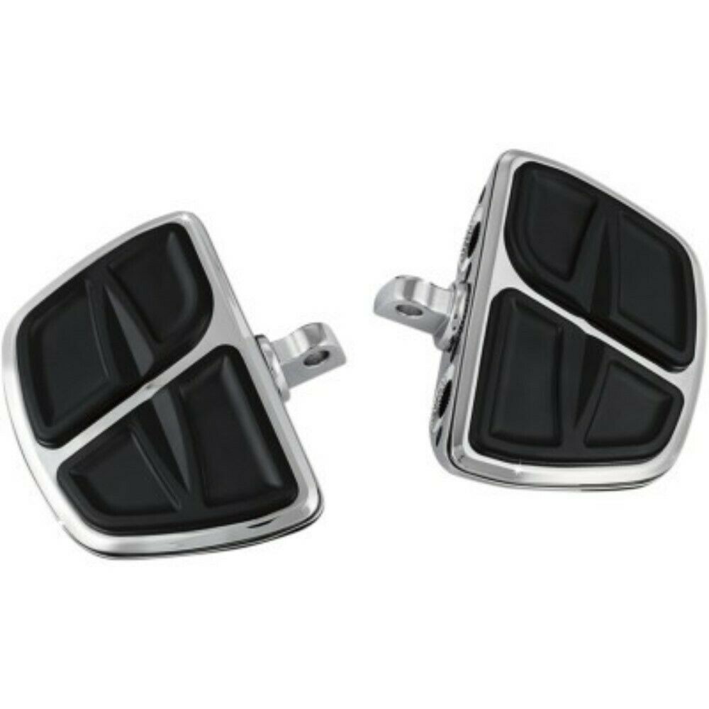 Kuryakyn 7610 Chrome Kinetic Floorboards Mini Boards for Harley Male Mount