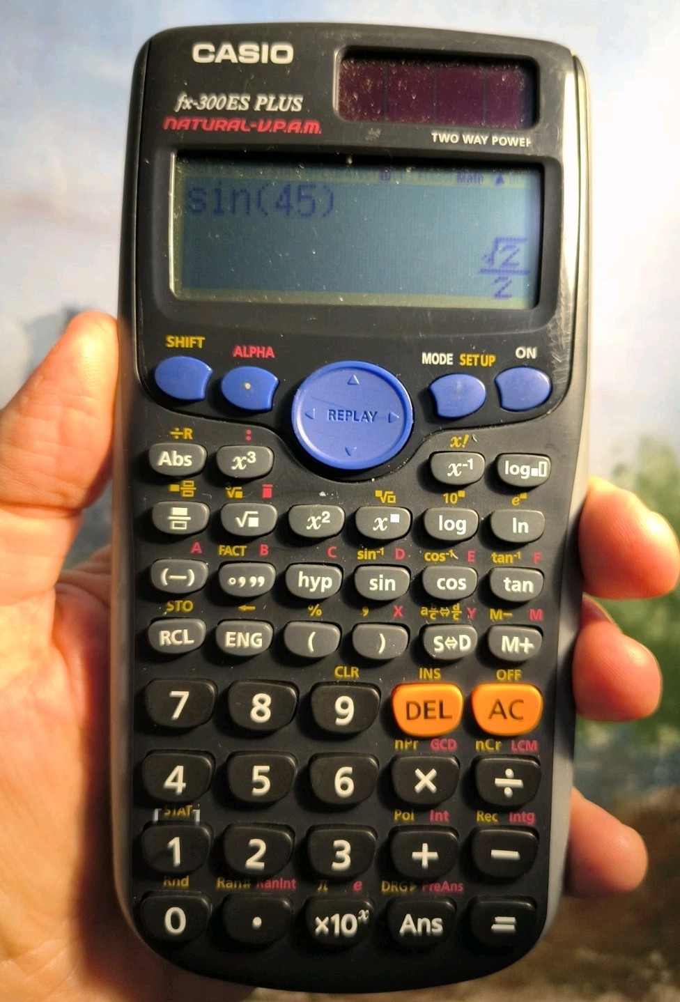 Casio FX-300ES Plus Scientific Calculator Natural-V.P.A.M. Solar w/ Cover Tested Casio FX-300ES Plus Scientific Calculator Natural-V.P.A.M. Solar w/ Cover Tested