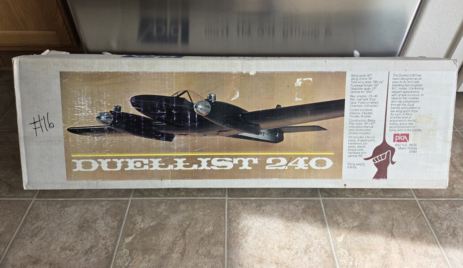 Pica DUELLIST 2/40 Factory Packed Balsa R/C Airplane Kit Comes As Shown- RARE